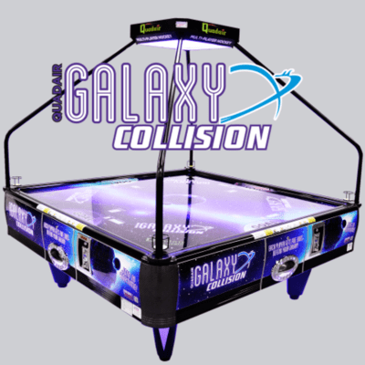 Galaxy 4 person Air Hockey Table W Overhead Scoring